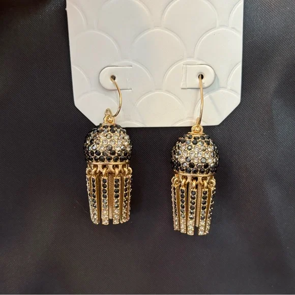 NEW Marlyn Schiff Crystal Chandelier Earrings - Picture 4 of 5